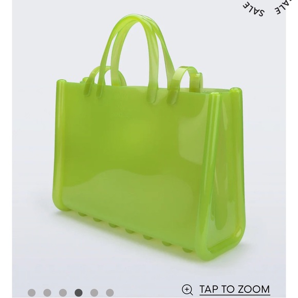 Melissa  X TELFAR collab
 large green Jelly shopper - Picture 5 of 16